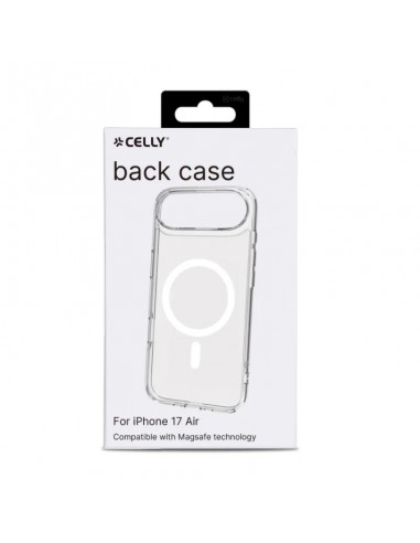 Celly GELSKINMAG Funda Transparente Magsafe Apple iPhone Air Blanca