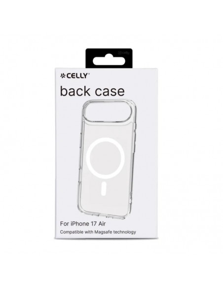 Celly GELSKINMAG Funda Transparente Magsafe Apple iPhone Air Blanca