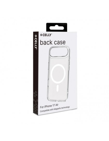 Celly GELSKINMAG Funda Transparente Magsafe Apple iPhone Air Blanca