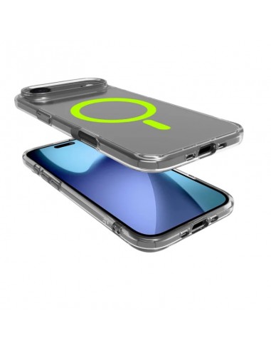 Celly GELSKINMAG Funda Transparente Magsafe Apple iPhone Air Amarilla