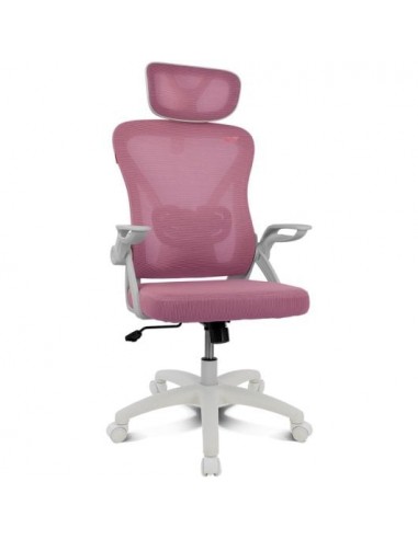 Drift DRAIR35 Silla Gaming con Respaldo de Malla Reposabrazos Abatibles 120Kg Rosa