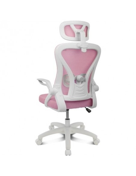 Drift DRAIR35 Silla Gaming con Respaldo de Malla Reposabrazos Abatibles 120Kg Rosa