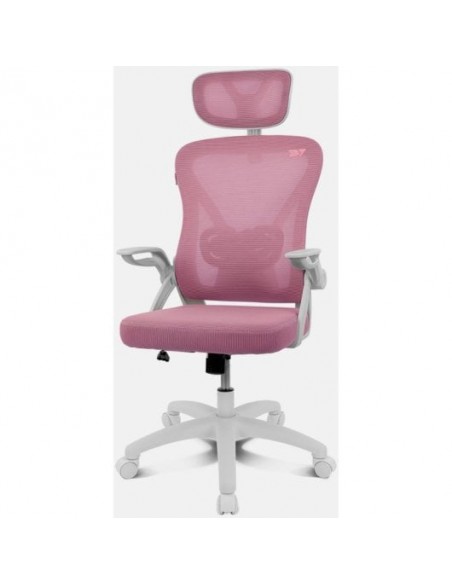 Drift DRAIR35 Silla Gaming con Respaldo de Malla Reposabrazos Abatibles 120Kg Rosa