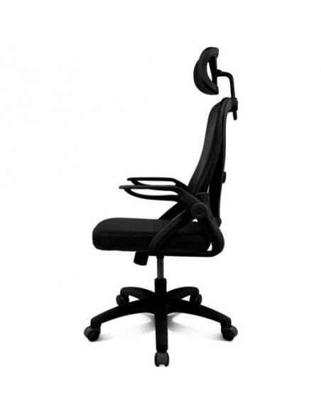 Drift DRAIR35 Silla Gaming con Respaldo de Malla Reposabrazos Abatibles 120Kg Negra