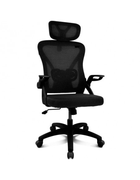 Drift DRAIR35 Silla Gaming con Respaldo de Malla Reposabrazos Abatibles 120Kg Negra