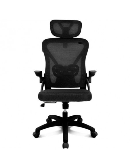 Drift DRAIR35 Silla Gaming con Respaldo de Malla Reposabrazos Abatibles 120Kg Negra