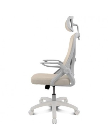 Drift DRAIR35 Silla Gaming con Respaldo de Malla Reposabrazos Abatibles 120Kg Beige
