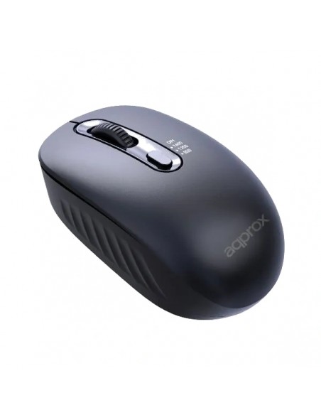 Approx APPXM200 Ratón Inalámbrico 1600DPI Regulable 4 Botones