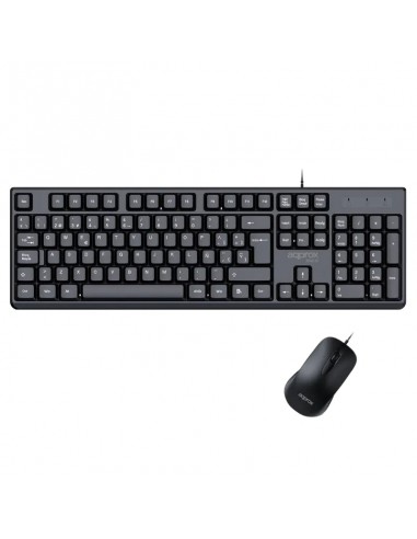 Approx APPMX245 Kit Teclado + Ratón USB Negro