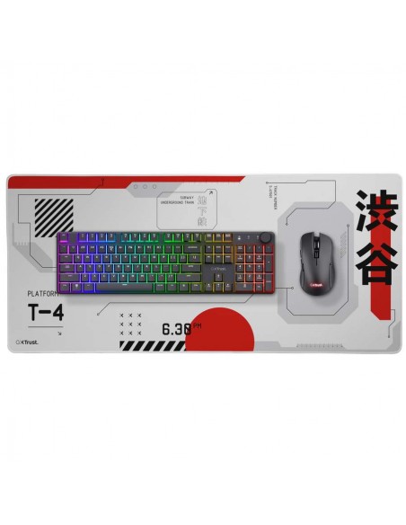 Trust Gaming GXT 759 XXL Alfombrilla 900x400x3mm Blanca