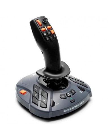 Thrustmaster SimTask FarmStick Joystick Precisión H.E.A.R.T Ambidiestro 33 Botones PS5/PC