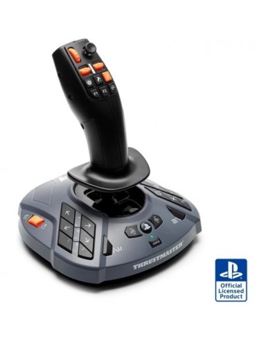 Thrustmaster SimTask FarmStick Joystick Precisión H.E.A.R.T Ambidiestro 33 Botones PS5/PC