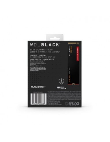 Western Digital SN8100 1TB M.2 SSD NVMe PCIe 5.0x4 Disco Duro
