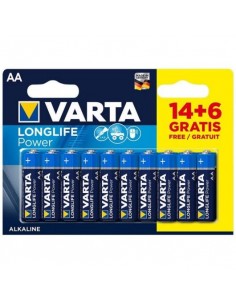 Varta Longlife Power AA Pack 20 Pilas