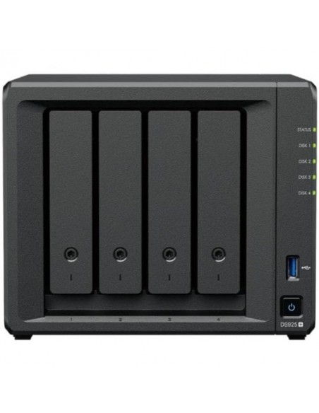 Synology DiskStation DS925+ Servidor NAS 4 Bahías AMD Ryzen V1500B 4GB DDR4