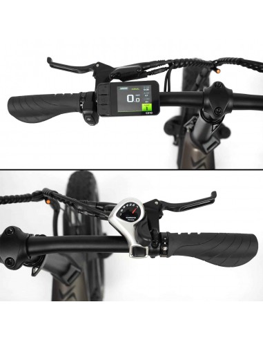 SmartGyro Rhino Bicicleta Eléctrica Plegable FAT 250W Ruedas 20x4" 7 Velocidades