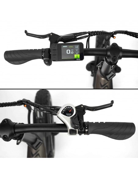 SmartGyro Rhino Bicicleta Eléctrica Plegable FAT 250W Ruedas 20x4" 7 Velocidades