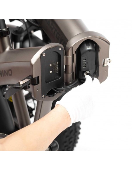 SmartGyro Rhino Bicicleta Eléctrica Plegable FAT 250W Ruedas 20x4" 7 Velocidades