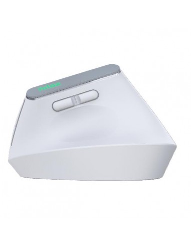 Nilox Ratón Vertical Silencioso Dual Wireless Recargable Blanco