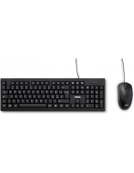 Nilox NXKMIT0011 Kit de Teclado y Ratón USB Italiano
