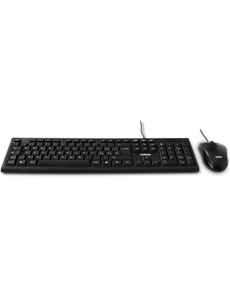 Nilox NXKMIT0011 Kit de Teclado y Ratón USB Italiano