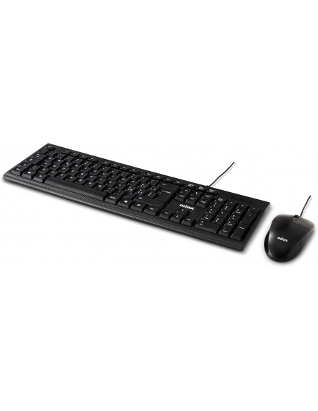 Nilox NXKMIT0011 Kit de Teclado y Ratón USB Italiano