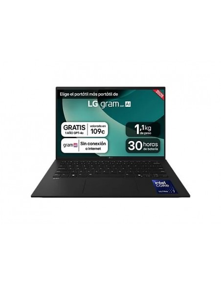 LG Gram 14Z90T Intel Core Ultra 7-255H/ 32GB/ 1TB SSD/ 14" W11 Portátil