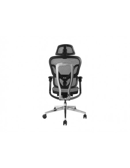 Equip 651050 Silla de Oficina Ergonómica Premium con Reposacabezas y Reposabrazos, Gris