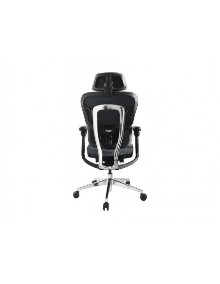 Equip 651052 Silla de Oficina Ergonómica Premium con Reposacabezas y Reposabrazos, Azul Negro