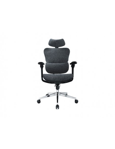 Equip 651052 Silla de Oficina Ergonómica Premium con Reposacabezas y Reposabrazos, Azul Negro