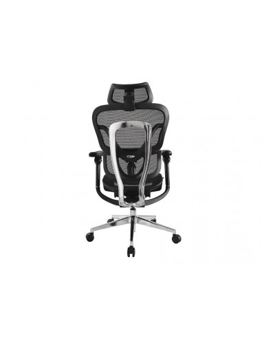 Equip 651051 Silla de Oficina Ergonómica Premium con Reposacabezas y Reposabrazos Negra