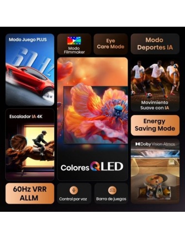 Hisense 85E7Q 85" QLED 4K UltraHD HDR10+ Televisor