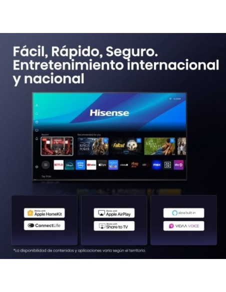 Hisense 85E7Q 85" QLED 4K UltraHD HDR10+ Televisor