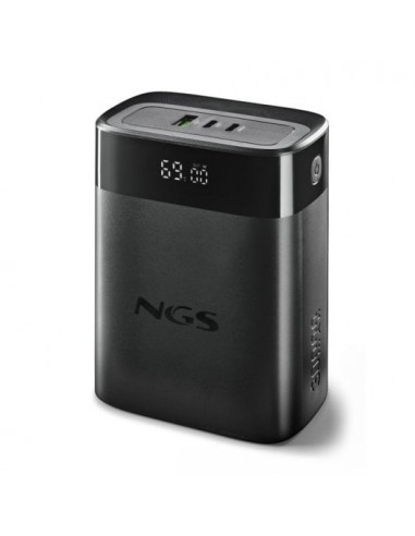 NGS TWIX 30 Powerbank 30000mAh 140W PD 3.1 PPS QC 3.0 LED Negra