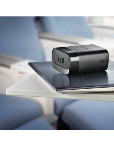 NGS TWIX 30 Powerbank 30000mAh 140W PD 3.1 PPS QC 3.0 LED Negra