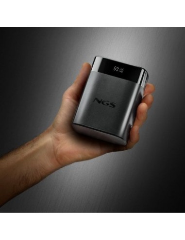 NGS TWIX 30 Powerbank 30000mAh 140W PD 3.1 PPS QC 3.0 LED Negra
