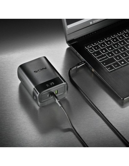 NGS TWIX 30 Powerbank 30000mAh 140W PD 3.1 PPS QC 3.0 LED Negra