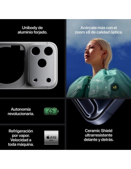 Apple iPhone 17 Pro 256GB Plata