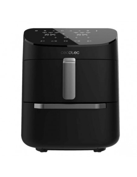 Cecotec Cecofry FoodCourt 11000 Connected C Freidora de Aire de 11 Litros, Doble Compartimento