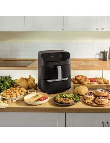 Cecotec Cecofry FoodCourt 11000 Connected C Freidora de Aire de 11 Litros, Doble Compartimento