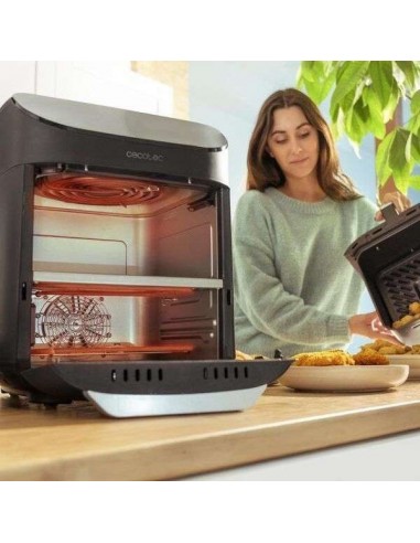 Cecotec Cecofry FoodCourt 11000 Connected C Freidora de Aire de 11 Litros, Doble Compartimento