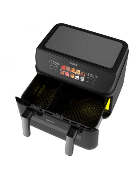 Cecotec Cecofry&Grill Duoheat 10000 Freidora de Aire con Cuatro Resistencias 10 Litros, 2800W