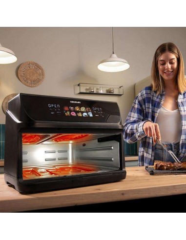Cecotec Cecofry&Grill Duoheat 10000 Freidora de Aire con Cuatro Resistencias 10 Litros, 2800W