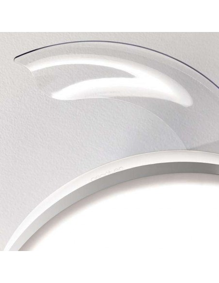 Cecotec EnergySilence Aero 4300 Invisible White Ventilador de Techo de 35W, Mando a Distancia, Luz LED