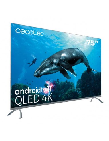 Cecotec VQU30075+ M QLED V3+ Series 75" 4K UltraHD Android TV 11 HDR10 Televisor