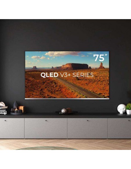 Cecotec VQU30075+ M QLED V3+ Series 75" 4K UltraHD Android TV 11 HDR10 Televisor