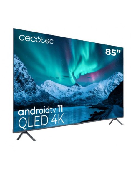 Cecotec VQU30085+ M QLED V3+ Series 85" 4K UltraHD Android TV 11 HDR10 Televisor