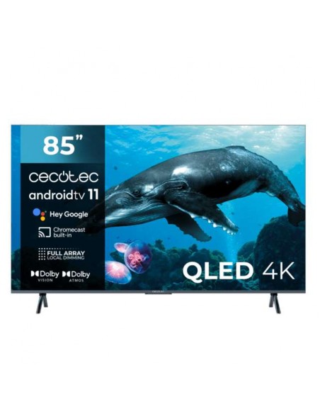 Cecotec VQU30085+ M QLED V3+ Series 85" 4K UltraHD Android TV 11 HDR10 Televisor