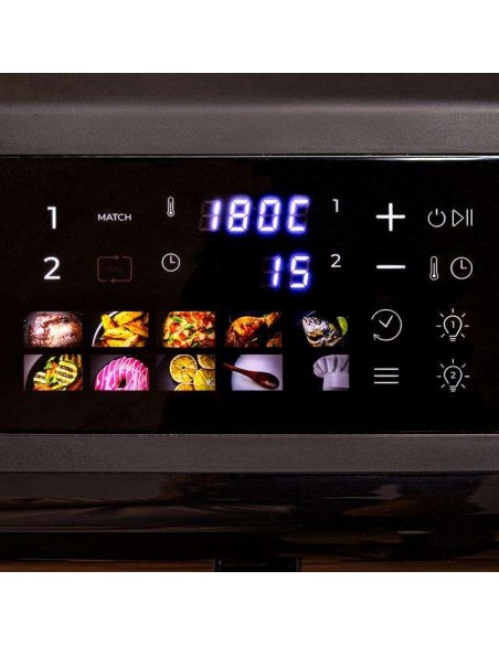Cecotec Cecofry DuoLevel 12000 Window Freidora de aire de 12L con Ventanas, Cubetas 6L, 2900 W