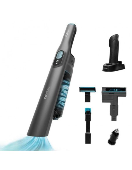 Cecotec Conga Rockstar Micro+ Clean&Car Aspiradora de Mano con Motor Digital Brushless de 210W